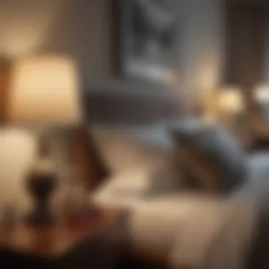 Cozy Bedroom Atmosphere with Decorative Lighting Cozy bedroom atmosphere with decorative battery operated accent lamps