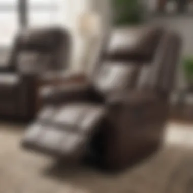 Detailed features of Big Lots massage recliners highlighting functionality