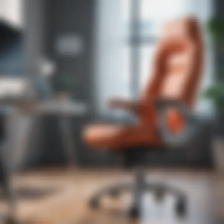 Ergonomic design of an office chair